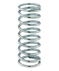Compression Spring 0.105 Gauge, 1-1/8 In Outer Diameter, 3 In Free Length, Nickel Plated Spring Steel, Flat End Coils, Heavy Duty