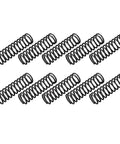 Compression Spring Set 1.2mm Wire Diameter 12mm Outer Diameter 40mm Free Length Steel Coil Spring With Black Finish Rust Resistant And Heat Treated