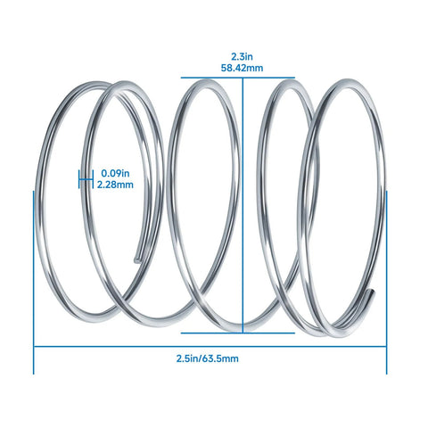 Compression Spring Wire Tensioner for Millermatic MIG Welders and S32 Wire Feeders, 2.305 Inch OD, 0.090 Inch Wire, 2.5 Inch Length