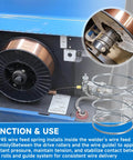 Compression Spring Wire Tensioner For Millermatic MIG Welders And S32 Wire Feeders Replacement Part with 2.305 inch OD
