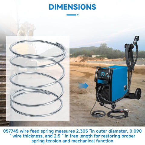 Compression Spring Wire Tensioner For Millermatic MIG Welders And S32 Wire Feeders Replacement Part Works With 300 250 200 185 212