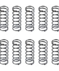Ten Pack Spring Coils Set With 1.4mm Wire, 14mm Outer Diameter, 40mm Free Length, Heavy Duty Spring Steel Compression Springs