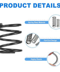 Product image showing 30 Pack Compression Springs 13Mm OD, 1.2Mm Wire Size, 15Mm Free Length, Spring Steel Construction, black finish
