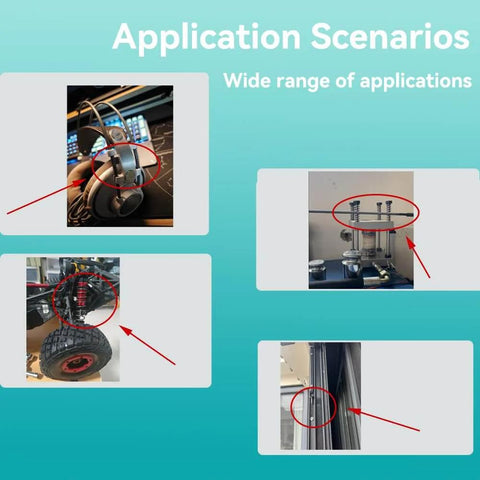 Application scenarios of Heavy-Duty 65Mn Spring Steel Compression Springs Set in automotive and industrial settings.