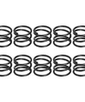 20 Pack Compression Springs 12mm Outer Diameter 1.2mm Wire Size 10mm Free Length Spring Steel Construction Highly Elastic And Durable Black