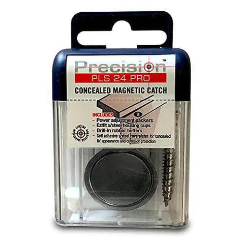 Concealed Magnetic Door Catch Set Heavy Duty Super Quiet Close For Thick Doors Over Thirty Millimeters with packaging