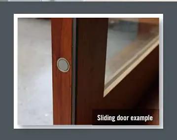 Sliding door with Concealed Magnetic Door Catch Set Heavy Duty Super Quiet Close For Thick Doors Over Thirty Millimeters installed.