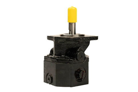 Concentric GC Series Gear Pump: 0.194 CID, 1.5-3 GPM @ 1800-3600 RPM, black cast iron with SAE #8 port and 4-bolt mount