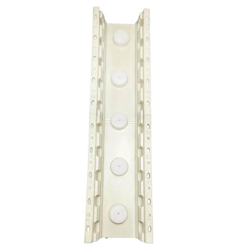 2 Pack Precast Baluster Rail Concrete Molds for Balcony Railings with Roman Column Style 19.68 Inch Long Plastic Garden Cement Molds