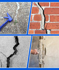 Concrete and brick wall cracks showcasing usage area for Foam Backer Rod For Gaps And Concrete Joints Half Inch Wide Rope Gap Filler.