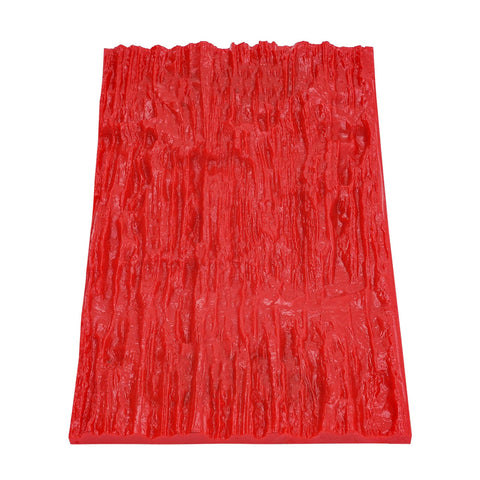 Heavy Duty 434x252mm Concrete Mold For Pavers And Slabs Reusable Plastic Formwork For DIY Projects Easy To Use And Cost Effective Home Improvement Tool Haeshtrxv, shown in red textured plastic material.
