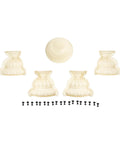 Large Concrete Planter Mold For DIY Garden Projects Durable ABS Plastic Urn Pedestal Mold 14.96 By 10.24 Inches Beige Color with parts
