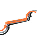 Conduit Locknut Wrench Set With Opposing Offset Bends For Tight Spaces One Half Inch, Three Quarter Inch, And One Inch Sizes Three Piece Magnetic Storage Patent Pending