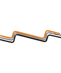 Conduit Locknut Wrench Set With Opposing Offset Bends For Tight Spaces One Half Inch, Three Quarter Inch, And One Inch Sizes Three Piece