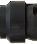 Side view of Impact Ready Conduit Reamer For Quarter Inch Hex Shank Impact Drivers Drilling Holes From One Eighth To One Half Inch In Metal Wood Or Plastic One Piece Ground Design Delivers Up To Five Times More Durability Web Taper Increases Rigidity DeWalt DWA2600IR.
