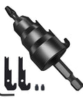 Conduit Reamer Tools Kit Deburring Set For Electrical Pipes With Hex Key Wrench Two Replacement Blades And One No 2 Square Recess Bit Fits One Half Inch Three Quarter Inch And One Inch Conduits Black