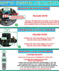 Diagram showing how to measure bolt pattern, hub length, and confirm bearings for 7000 Lb Trailer Hub Kit With 8 Lug 6.5 Inch Axle.