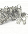 Conical Compression Springs Set Metal Tapered Springs Silver Tone 10x6x19mm 30 Pieces Built Tough for DIY Projects Electronics