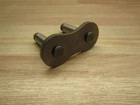 Connecting Link Rex 100 For Rexnord 698210218904 Pack Of 12 Top Notch Spare Part, high-strength steel close-up on wood surface