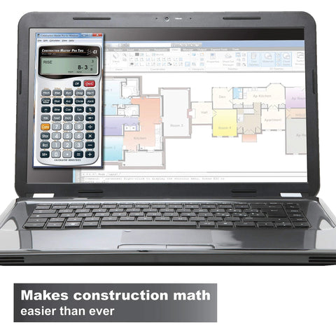 Construction Master Pro Software For Windows Delivers Fast Takeoffs And Estimates By Providing Desktop Pop Up Calculations