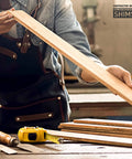 Person holding an 8-inch wood shim from Contractor Grade Wood Shims 56 Count 8 Inch Pack for Leveling and Precise Alignment Easy Snap Design