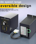 Wide speed range reversible design with control unit for Gear Motor 8 mm Shaft Size 1-Pack 6Watts Motor 110V in agricultural systems.