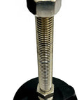 Close-up of Conveyor Leveler With Articulating Feet For Rock Solid Alignment And Easy Adjustable Positioning With Durable Polyamide Footplates And Stainless Steel Spindles Three Quarter To Ten Rexnord Series 133 636882