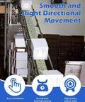 30 Pcs 1/2 Inch Roller Ball Transfer Bearings Carbon Steel used on conveyor belt for smooth directional movement.