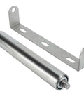 Conveyor Rollers, 2 Pack 10 Inches Long Galvanized Steel Roller and Bracket Set, 1.5 Inch Diameter
