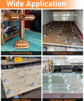 Wide application of Conveyor Rollers, 1" Heavy-Duty Support Roller Bearings in furniture, truck beds, tables, and conveyor setups.