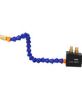 Pro Grade Universal Coolant Lubricant Sprayer System for CNC Lathe and Milling Machines Kit flexible blue nozzle