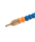 Close-up of Coolant Mist Lubrication Spray System nozzle, metal and plastic material, for 8mm air pipe CNC lathe, metal cutting and engraving
