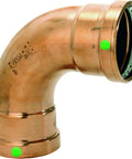 Zero Lead Copper XL-C 90 Degree Elbow With 3 Inch P X P Ends 231 Pack For Plumbing, highlighting durable leak-free jointing.
