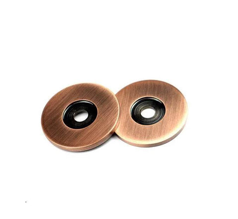 12 Inch Sliding Barn Door Handle Heavy Duty Pull And Flush Set With Rustic Two Side Design Antique Copper Finish round door flush components