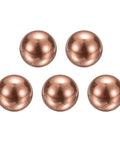 Solid Copper Bearing Balls 12mm Diameter Set Of 5 With G200 Precision For Machinery Automotive And DIY Projects Made From Corrosion Resistant T2 Copper By uxcell