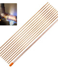 Ten 15.7 Inch Copper Brazing Rods For Low Temperature Welding, Phosphor Copper Alloy, used in refrigerator copper piping