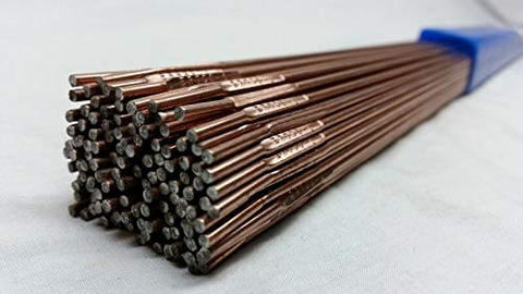 Top Notch ER70S-2 Mild Steel TIG Welding Rods Copper Coated bundled for TIG welds, 36 inch long, in various diameters, AWS compliant