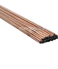Top Notch ER70S-2 Mild Steel TIG Welding Rods Copper Coated For TIG Welds, visible 36 Inch, various diameters, bundled view