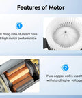 Direct Fit HVAC Heater Blower Motor Assembly for Toyota Corolla RAV4 with high-performance coils and copper materials