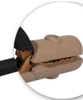 Close-up of Pro Grade Copper Alloy Electrode Holder A532 for Tweco 200 Amp Stinger with ball-point cable connection and insulated handle.
