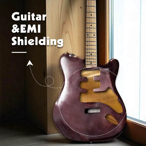 Copper Foil Tape, Conductive Double Sided Adhesive, 1 Inch Wide By 130 Feet Total, Two Rolls, for Guitar EMI Shielding