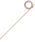 4 Foot Copper Bonded Grounding Rod With 3 Eighth Inch Diameter And 10 Foot Ground Wire Integrated Cable Clips Copperweld Rod, visible full length.