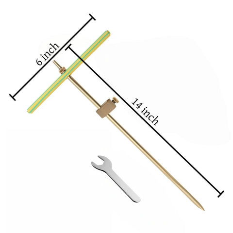 Copper Grounding Rod For Electric Fence And Generator Portable Ground Rod With Clamp T Handle And Wrench Heavy Duty Kit