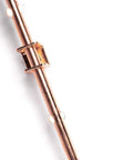 Copper Grounding Rod Four Feet Long Three Eighth Inch Diameter With Attached Ground Rod Clamp for electric fences and antennas