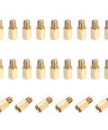 Copper Color Hex Standoffs Six Thirty Two Thread With Six Point Five Millimeter Studs And Four Millimeter Screws Nickel Plated Copper PCB Spacers For Computer Cases And FPV Drones 48 Pack PATIKIL
