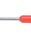 Close-up of a Heavy Duty Insulated Ferrule Terminals Set In Copper With PVC Insulation, 0.75mm2 AWG 20, showing one piece.