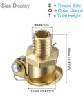 Copper Oil Cup Cap For M6x1 Thread Lathe Lubrication Drip Oiler with dimensions