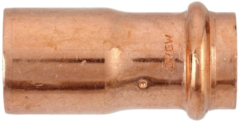 Cornat Press Nipple Copper With One Coupling And One Nipple A 28 Mm And 22 Mm Width Durable Copper Plumbing Fitting Component