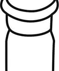 Cornat Press Nipple Copper With One Coupling And One Nipple A 28 Mm And 22 Mm Width Durable Copper Plumbing Fitting Component sketch