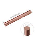 99.98 Percent Pure Copper Rod 10mm Diameter 102mm Length Solid Copper Round Bar for DIY Metalworking Projects